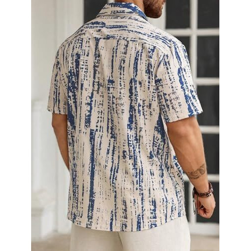 Lymio Shirt For Men (Tiedite-Shirt) (In, Alpha, Xl, Blue)
