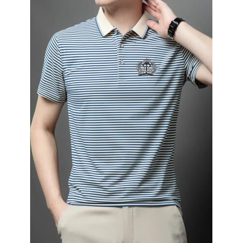 Jvx Men's Regular Fit T-Shirt (Mrt-215-Blue-Xl_Blue