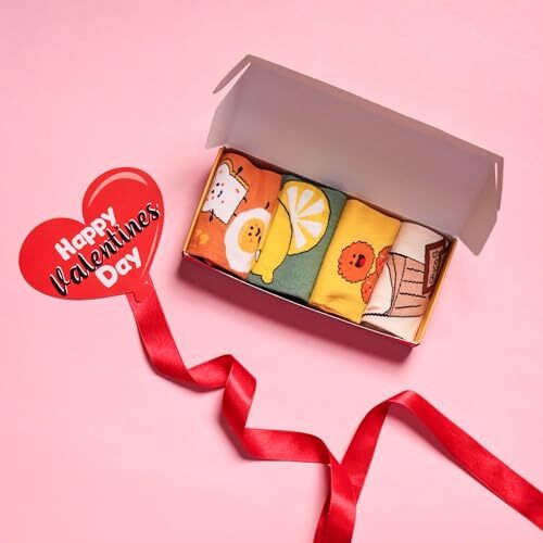 Thela Gaadi Quirky Colourful Socks - 100% Combed Cotton Printed Funky Socks For Men & Women | Low Cut Ankle Length Socks | Odour Free, Breathable, Free Size | Pack Of 4 Pairs