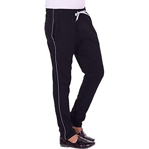 Vego Men's Regular Fit Cotton Trackpants (Vego-111-Black-4Xl_Black_4Xl) | Rise Style High Rise