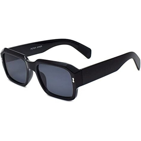 Peter Jones Uv Protected Stylish Unisex Square Sunglasses | Anti-Glare & Uv400 Lenses | Eye Protection For Computers, Tvs, Smartphones & Tablets (Model 13031)