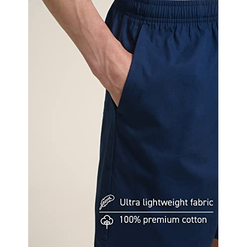 Damensch Statement Ultra-Light Casual Lounge Shorts-Pack Of 1-Neo Navy-Large