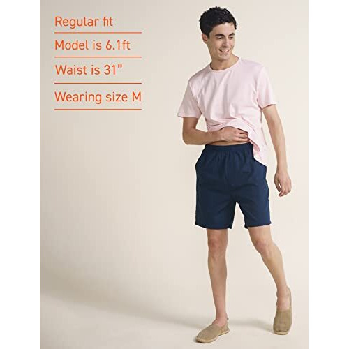 Damensch Statement Ultra-Light Casual Lounge Shorts-Pack Of 1-Neo Navy-Large