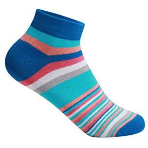 Supersox Ankle Socks For Women Made With Premium Cotton. Stylish Striped Design With Extra Softness, Anti Odour & Anti Bacterial - Free Size, Multicolor (Ankle Length)