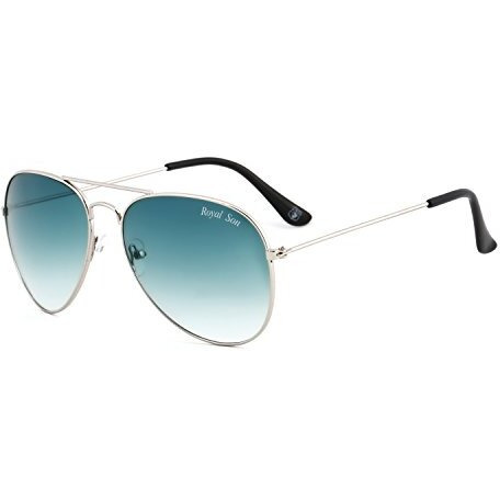 Royal Son Uv Protected Sunglasses For Men And Women (Rs0014Av|58|Green Lens)