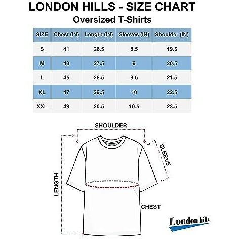 London Hills Men Cotton Blend Half Sleeve Oversized T-Shirt Green