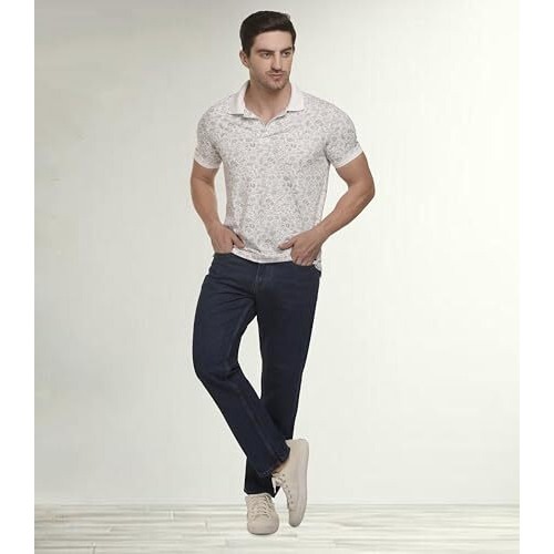 I'sol MenS Loose Baggy Fit Wide Legged Jeans