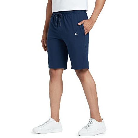 Xyxx Men Cotton Rich Shorts, Regular Fit, Solid, Pack Of 1, Xysht03M, Estate Blue, M