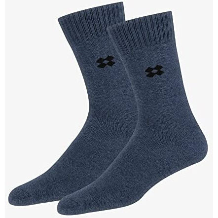 Arkyle Socks For Men Woolen Thermal Socks Calf Length Thick Terry Winter Wear Socks, Free Size, Multicolored, Pack Of 4 Pairs