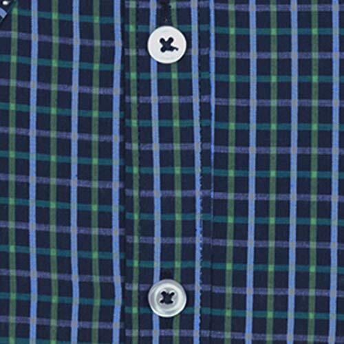 Accox Men's Half Sleeves Formal Regular Fit Cotton Check Shirt(Multi,Gc122_42)
