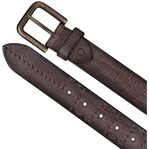 Hornbull Andrew Brown Leather Belt For Men | Leather Belt For Men | Mens Belt