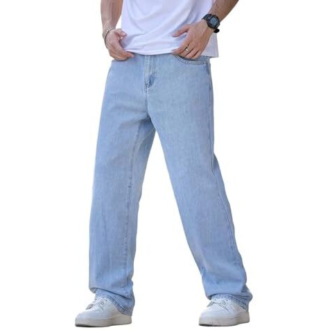 Kotty Men's Vintage Wash With A Modern Twist Faded Jeans(Blue,32)