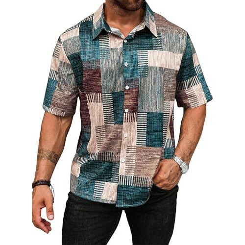 Lymio Shirt For Men|| Regular Fit Shirt For Men|| Men Stylish Shirt (Tiedite-Green-Xl)