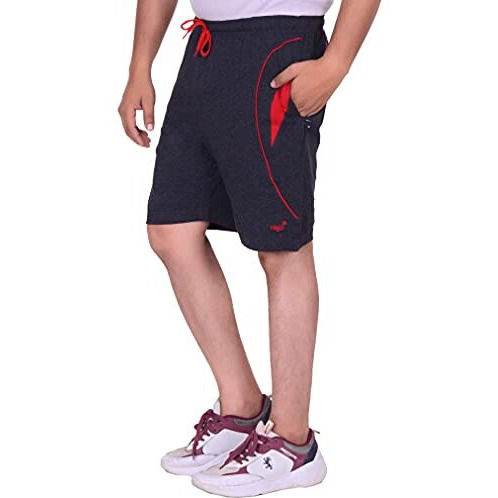 Vego Men's Bermuda Shorts (Hs-4040-Charcol-42_Charcoal_4Xl)