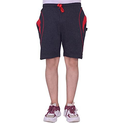 Vego Men's Bermuda Shorts (Hs-4040-Charcol-42_Charcoal_4Xl)