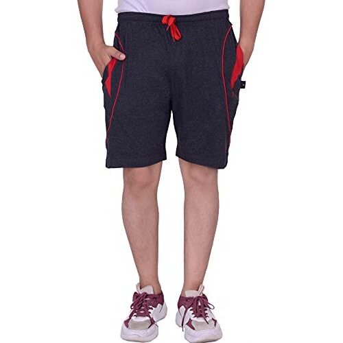 Vego Men's Bermuda Shorts (Hs-4040-Charcol-42_Charcoal_4Xl)