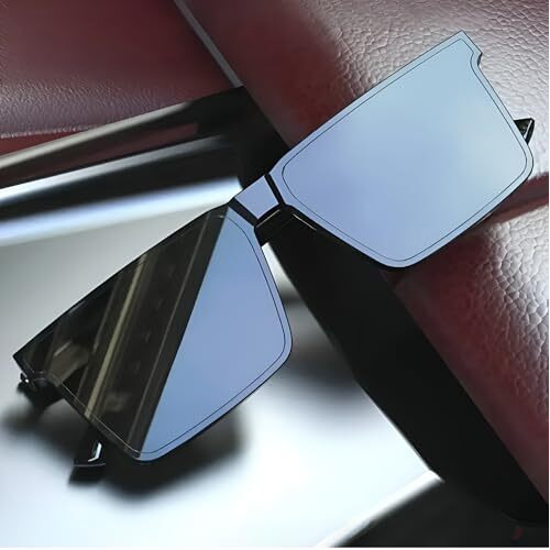 Roshfort Uv Protection Non Polarized Rectangular Sunglasses Black Men & Women's For Eye Protections (E-2)