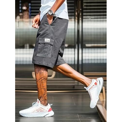 Lymio Men Shorts || Men Shorts Cotton || Men Shorts Casual (Short-06-2Xl) Grey