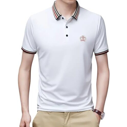 Jvx Men T-Shirt || Tshirt For Men || Polo T Shirt || Tshirt (Mrt-211) (In, Alpha, Xl, White)