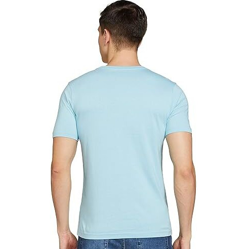 Amazon Brand - Symbol Men's Solid Regular T-Shirt (Ss20Symtee41-I_White,Skyblue,Black_2Xl)