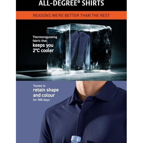 Damensch Constant Cotton Thermoregulating Pique Full Shirts-Pack Of 1-Blackened Pearl-Medium