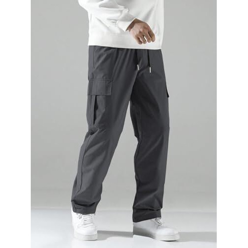 Tagas Men Cargo Pants || Trousers Casual Pant || Cargo Pant || Pant || Track Pant For Man ||Men Cargo Pants Cotton||(Mc-8) Grey
