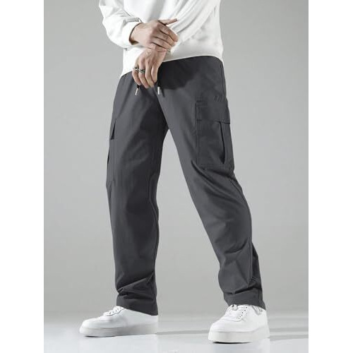 Tagas Men Cargo Pants || Trousers Casual Pant || Cargo Pant || Pant || Track Pant For Man ||Men Cargo Pants Cotton||(Mc-8) Grey