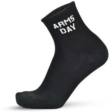The Sock Street Gym Socks For Men Workout, Ankle Sock Cotton, Odor Free, Breathable, Comfortable, Non-Slippery, Workout & Sports Socks, Running, Athletic Socks Men & Women - Black
