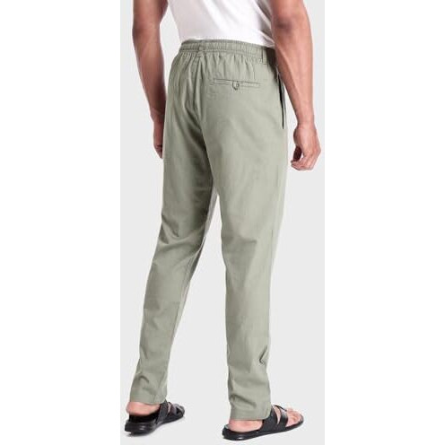 Bewakoof Men's 100% Cotton Casual Trouser - Regular Fit