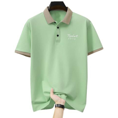 Toplot Men Regular Fit Polo || T Shirt For Men (Matte-Polo-5243-Pista-Xxl)
