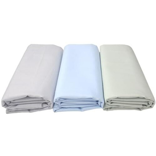 Mamraj Men's Premium Unstitched Cotton Blend || 2.5M || Fabric For Shirt ( Formal, Casual Wear.) Set Of 3 Shirt (Light Grey -Light Pista -Sky Blue)