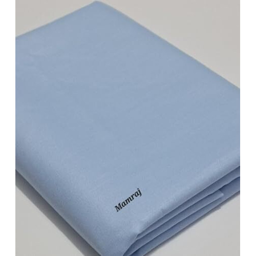 Mamraj Men's Premium Unstitched Cotton Blend || 2.5M || Fabric For Shirt ( Formal, Casual Wear.) Set Of 3 Shirt (Light Grey -Light Pista -Sky Blue)