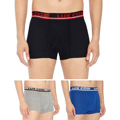 Lux Cozi Men's Cotton Trunk Pack Of 3 (Assorted_80)