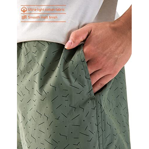 Damensch Men's Cotton Boxers (Pack Of 2) (Dam-Prin-Lbx-Pack-2-Dgn-Mrg-Mix-L_Dot Green, Marble Grey_L)