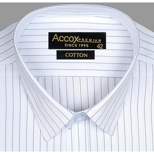 Accox Men's Cotton Half Sleeves Striped Checkred Regular Fit Formal Shirt For Men (Gcr274_42) Multicolour