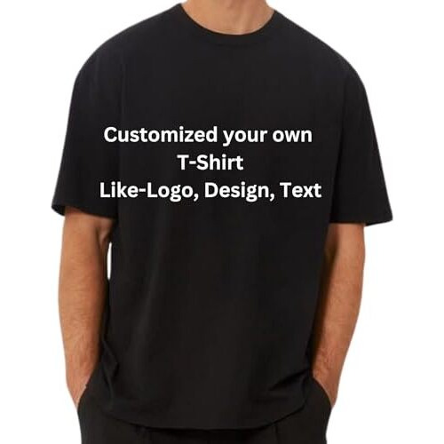 Fratte - Customized T-Shirt For Men, Women & Unisex  Design Your Own Tee With Text, Logo & Graphics | Personalized T-Shirts For Men. Colour- Black, White, Nevi Blue, Lavender, Mehroon, Light Green