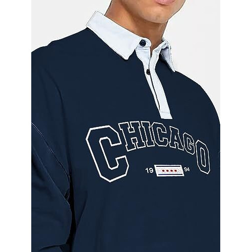 Jump Cuts|| Polo Tshirts For Men||Polo Neck|| Full Sleeve Tshirt For Men||Printed Tshirts For Men||Oversized Tshirt For Men Navy