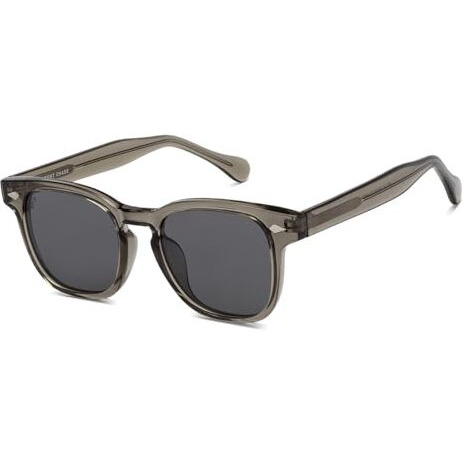 Vincent Chase By Lenskart | Grey Grey Full Rim Square | Classics | Branded Latest And Stylish Sunglasses | Polarized And 100% Uv Protected | Men & Women | Medium | Vc S16752