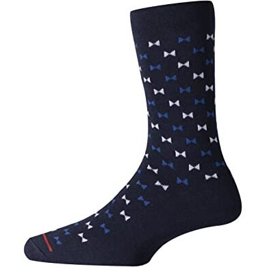 Rc. Royal Class Men's Calf Length Cotton Formal/Casual Blue Color Free Size Socks (Pack Of 3 Pairs)