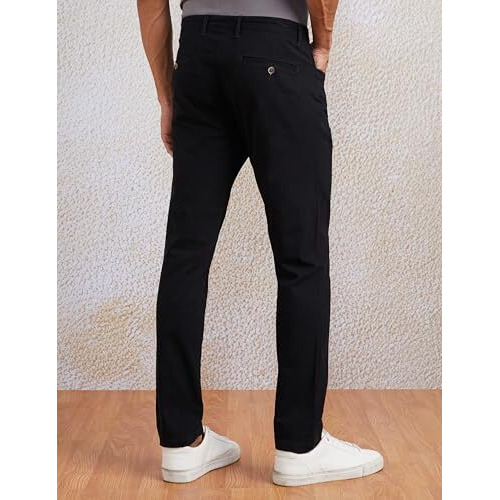 Amazon Brand - Symbol Men's Slim Casual Trousers (Aw-Sy-Mct-1172_Black3_32)