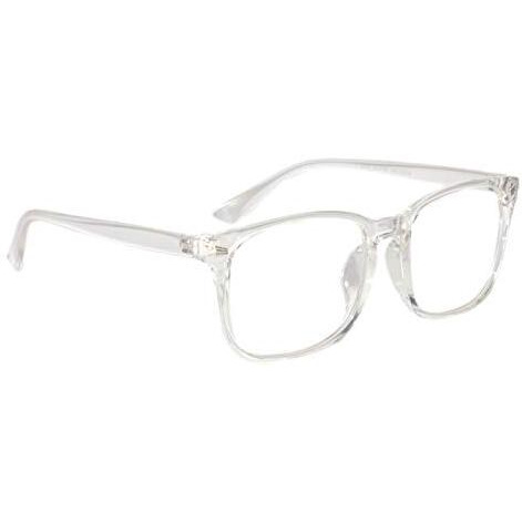 Peter Jones Square Anti-Glare Reading Glasses For Men & Women | Blue Light Blocking Uv400 Lenses For Computer & Device Use | Anti-Fatigue, Customizable Prescription (Size Medium/Large, Model Ag001)
