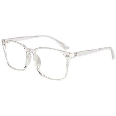 Peter Jones Square Anti-Glare Reading Glasses For Men & Women | Blue Light Blocking Uv400 Lenses For Computer & Device Use | Anti-Fatigue, Customizable Prescription (Size Medium/Large, Model Ag001)
