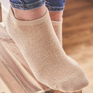 Lealdealz Premium Cotton Ankle Socks For Men And Women - Beige Colour-Pack Of 3 - Ankle Length