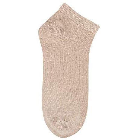 Lealdealz Premium Cotton Ankle Socks For Men And Women - Beige Colour-Pack Of 3 - Ankle Length