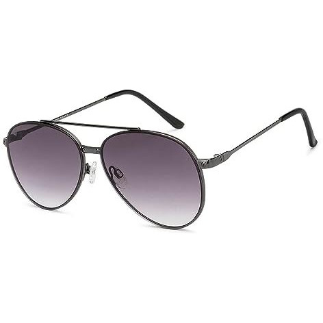 Vincent Chase By Lenskart | Gunmetal Pink Full Rim Pilot | Economic Range | Branded Latest And Stylish Sunglasses | 100% Uv Protected | Men & Women | Large | Vc S15803