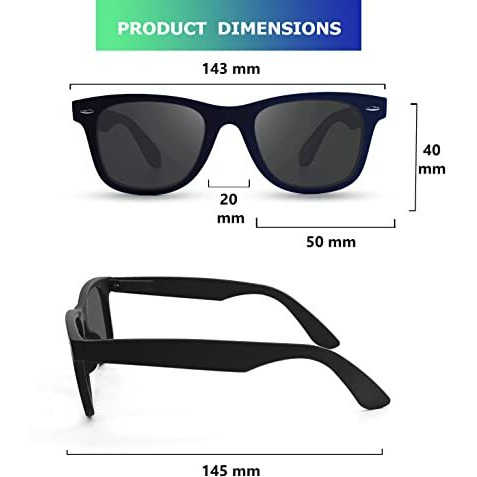 Efermone Polarized Sunglasses 100% Uv Protect For Outdoor Travelling Sports Bikes Cars Driving And Hiking With Uva And Uvb Protection (Pola-Club Edition)