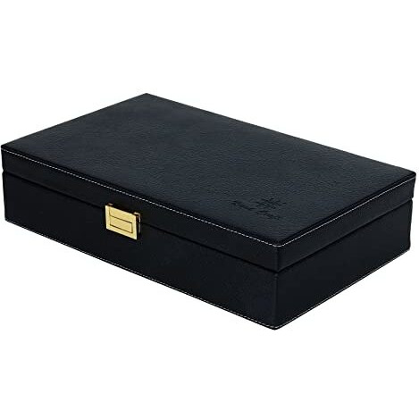 Hard Craft Sunglasses Specs Spectacle Eyewear Goggles Organizer Box Case 8 Slots Pu Leather Sunglass Shades Holder Cover Pouch Organiser Box For Men And Women