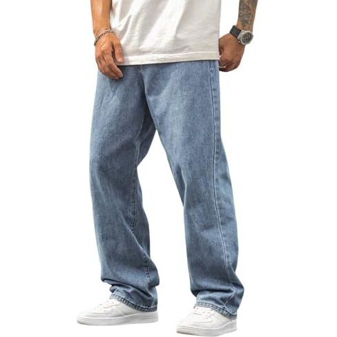 Kotty Men's Vintage Wash With A Modern Twist Faded Jeans(Blue,30)