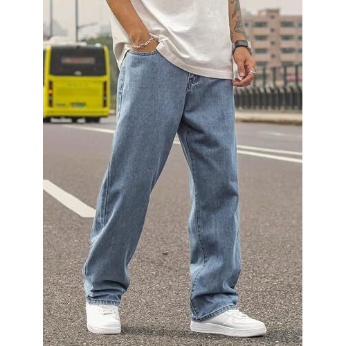 Kotty Men's Vintage Wash With A Modern Twist Faded Jeans(Blue,30)