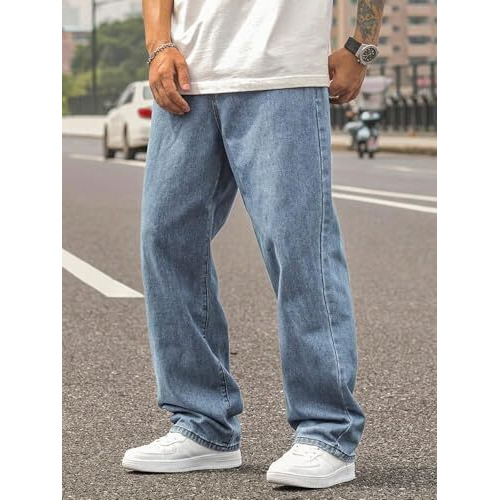 Kotty Men's Vintage Wash With A Modern Twist Faded Jeans(Blue,30)